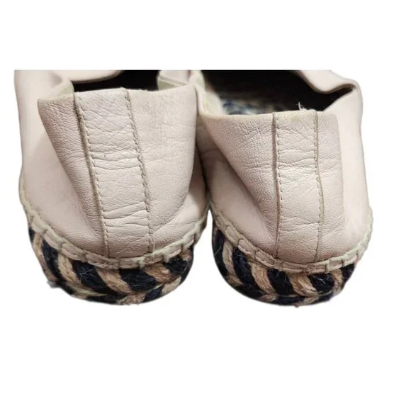 Tory Burch Cream and Black Espadrille Flats - Picture 7 of 11